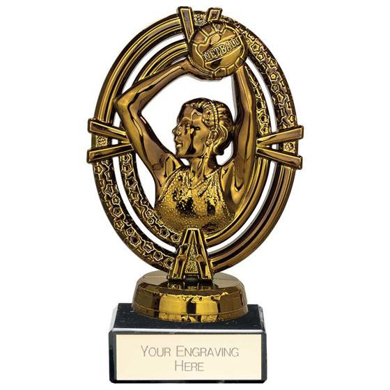 Picture of Maverick Legend Netball Award Fusion Gold 125mm