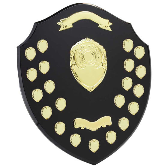 Picture of Mountbatten Annual Shield Black & Gold 21yr 455mm