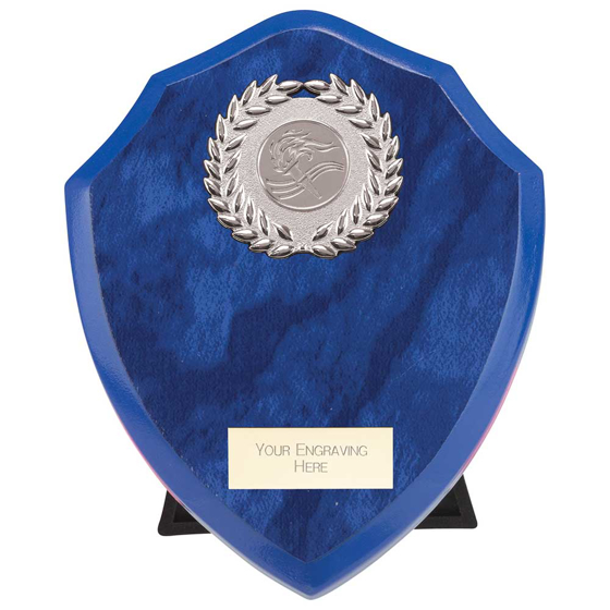 Picture of Reward Wreath Shield Azure Blue 175mm