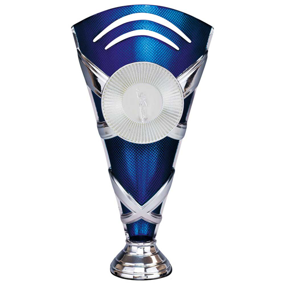 Picture of X Factors Multisport Cup Silver & Blue 215mm