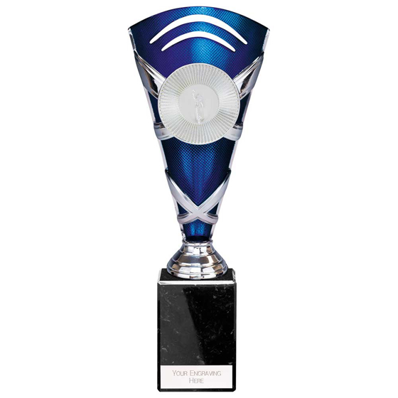 Picture of X Factors Multisport Cup Silver & Blue 260mm