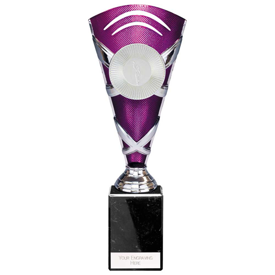 Picture of X Factors Multisport Cup Silver & Purple 260mm