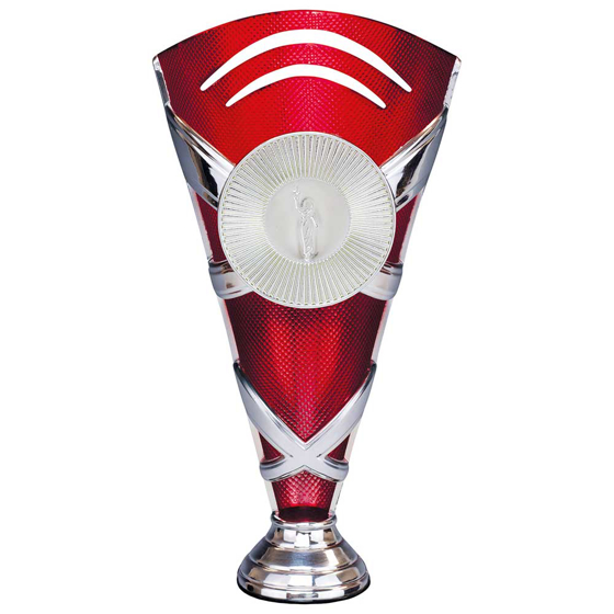 Picture of X Factors Multisport Cup Silver & Red 215mm