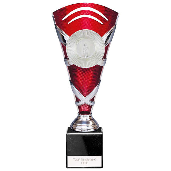 Picture of X Factors Multisport Cup Silver & Red 235mm