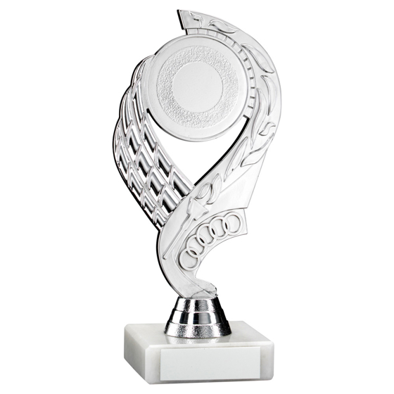 Picture of Silver  'olympic' Holder Assembled On Marble    (2in Centre) - 7in