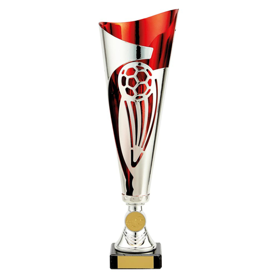 Picture of Champions Football Cup Silver & Red 325mm
