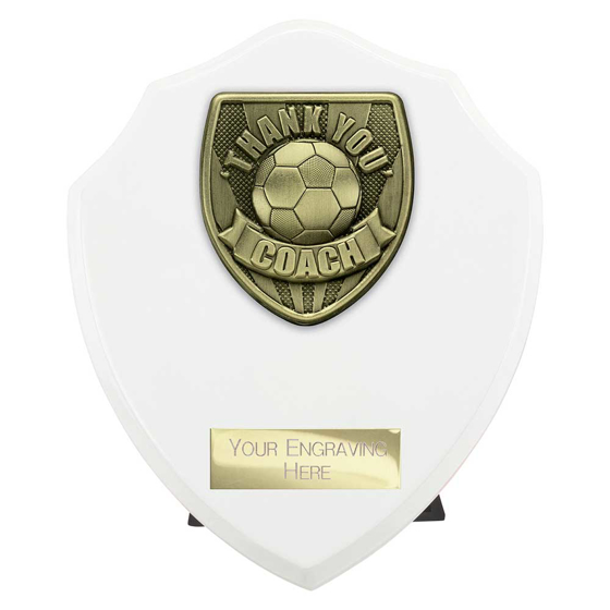 Picture of Cobra Shield Thank you Coach Award Arctic White 150mm