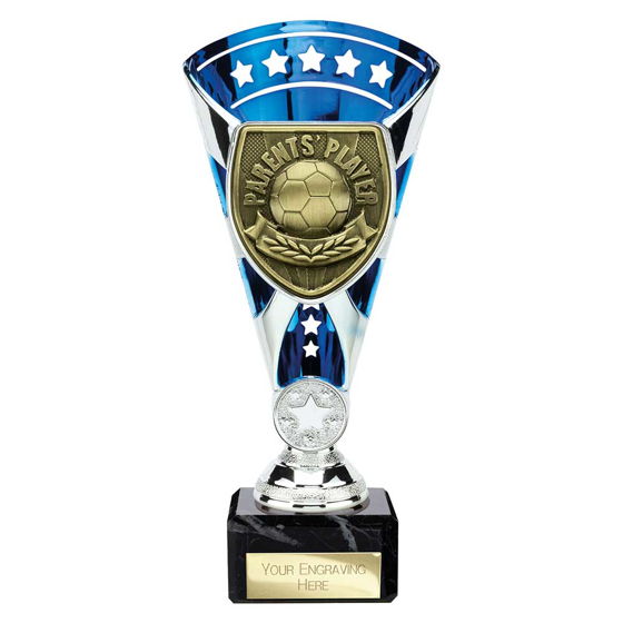 Picture of Cobra Star Cup Parents Player Silver & Blue 210mm