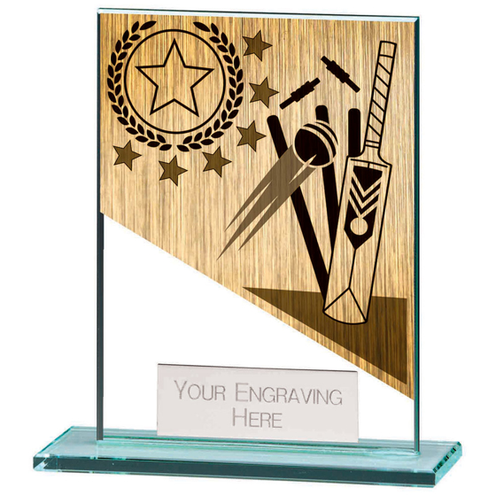 Picture of Mustang Cricket Jade Glass Award 110mm