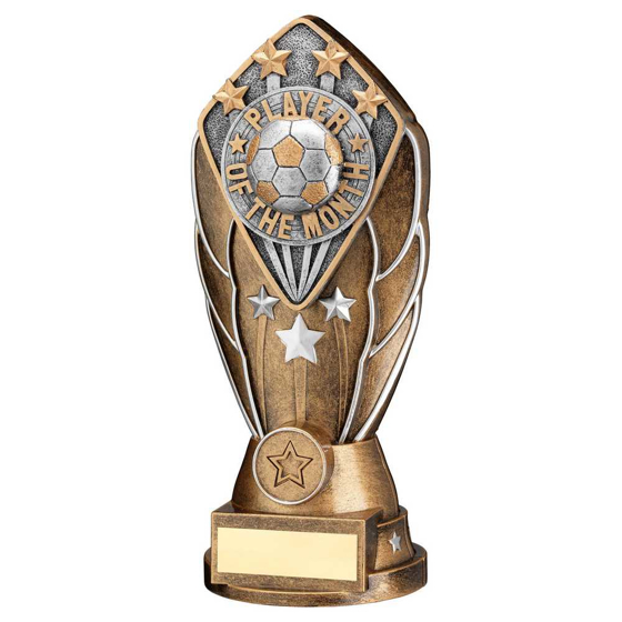 Picture of Brz/silv Diamond Column + 'player Of The Month' Disc & Plate (1in Cen) - 6.75in
