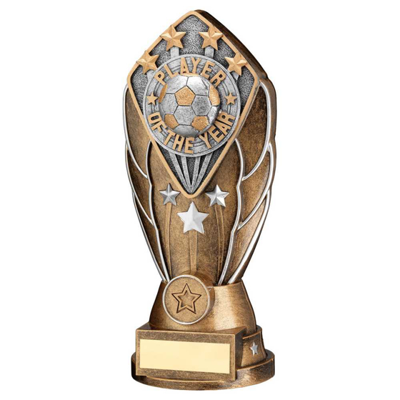 Picture of Brz/silv Diamond Column + 'player Of The Year' Disc & Plate (1in Cen) - 6.75in
