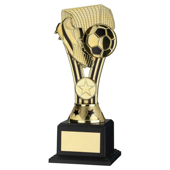 Picture of Gold/black Plastic 'wembley' Figure On Base (1in Cen) - 8.5in
