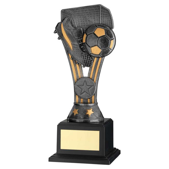 Picture of Pewter/gold Plastic 'wembley' Figure On Base (1in Cen) - 7.5in