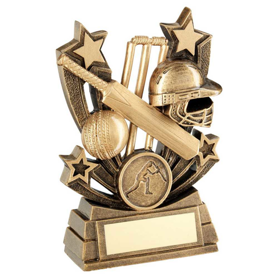 Picture of Brz/gold Shooting Star Series Cricket With Plate (1in Centre) - 4in