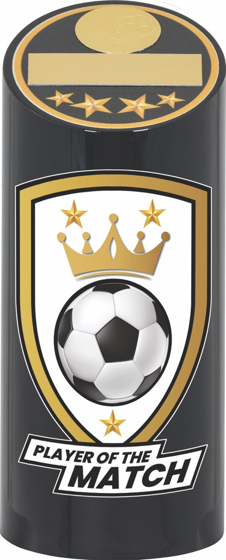 Picture of Nova Slice Player of the Match Award in Black 6" (155mm)