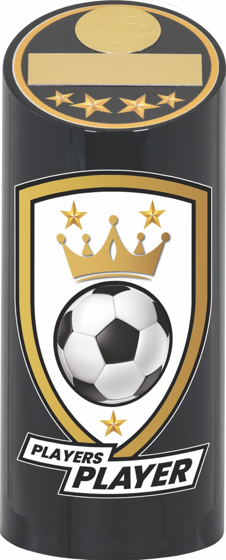 Picture of Nova Slice Players Player Award in Black 6" (155mm)