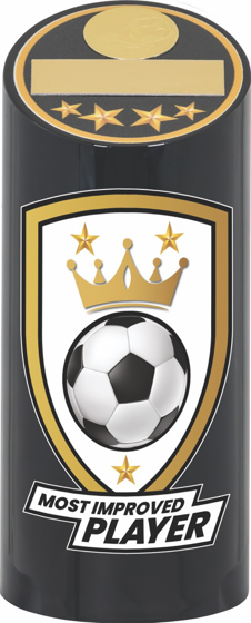 Picture of Nova Slice Most Improved Player Award in Black 6" (155mm)